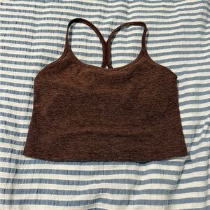 Beyond yoga brown built in bra tank